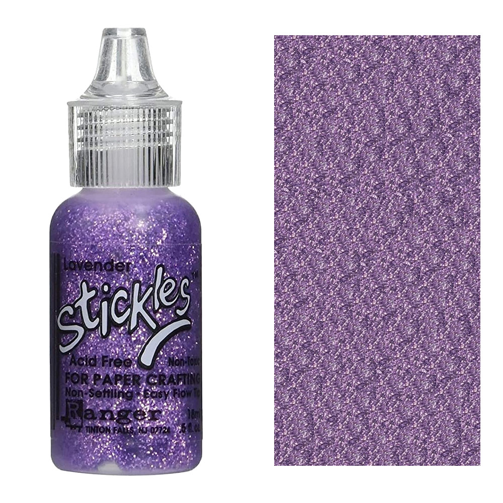 Rangers Stickles Glitter Glue 0.5oz Lavender