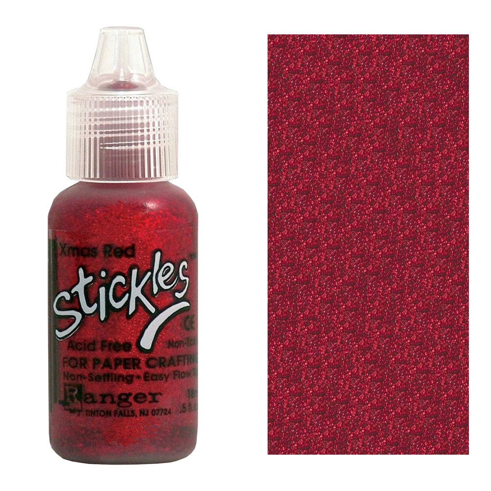Ranger Stickles Glitter Glue .5oz-Christmas Red, 1 count - Gerbes