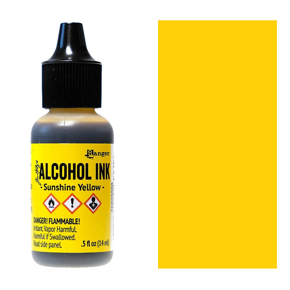 Tim Holtz Alcohol Ink 14ml Sunshine Yellow