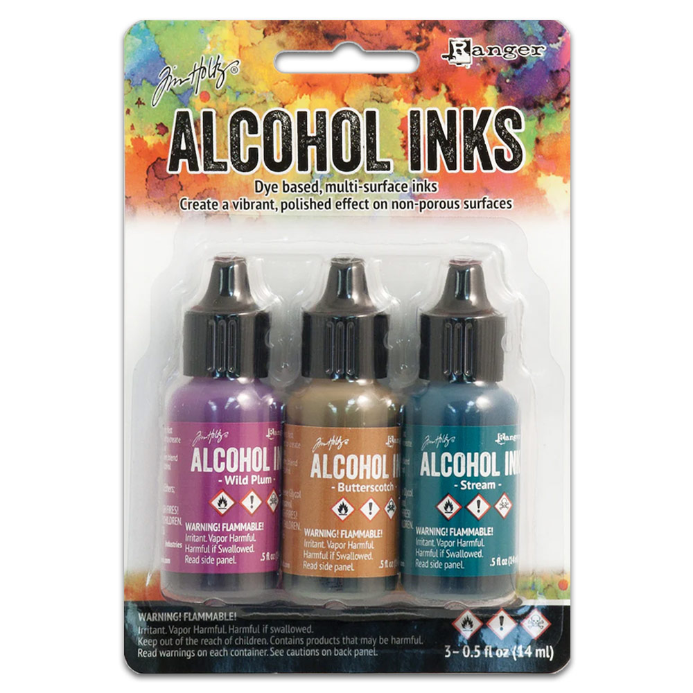 Tim Holtz Alcohol Inks 3 x 14ml Set Nature Walk