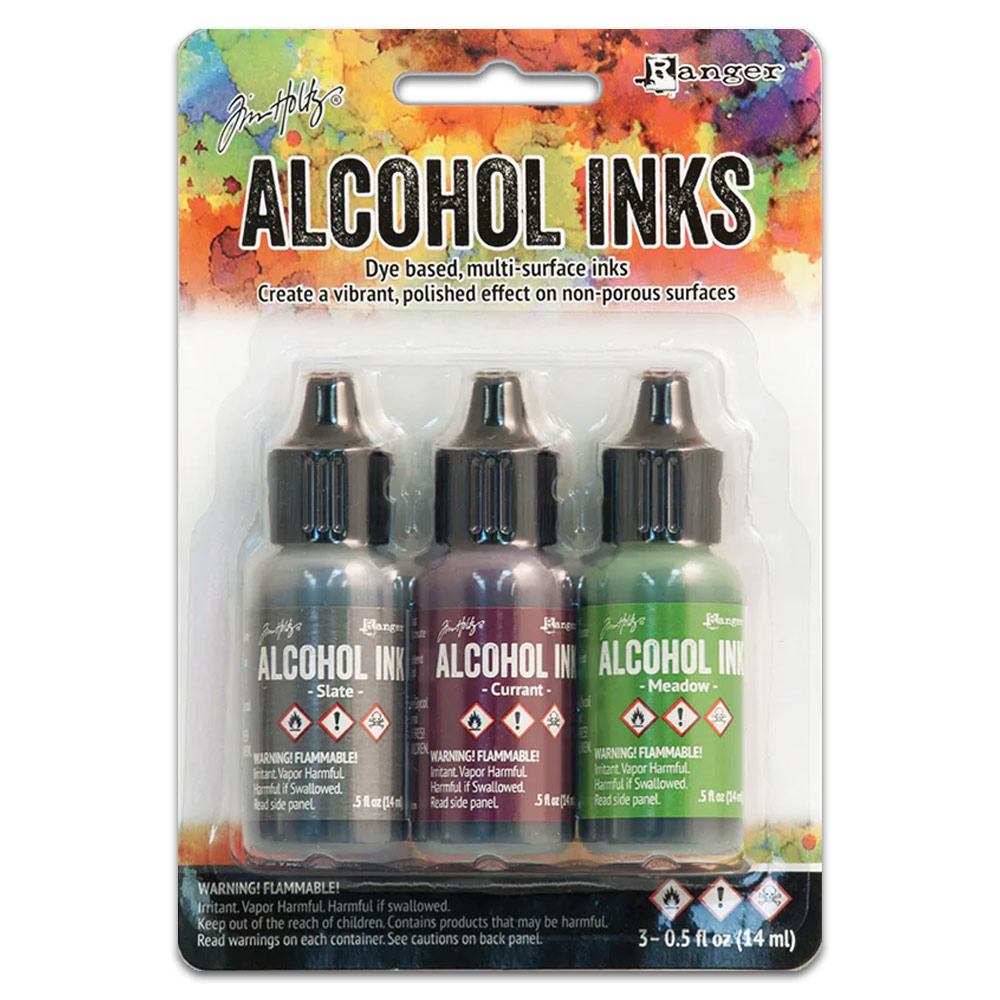Tim Holtz Ranger Alcohol Ink 3 x 14ml Set Cottage Path