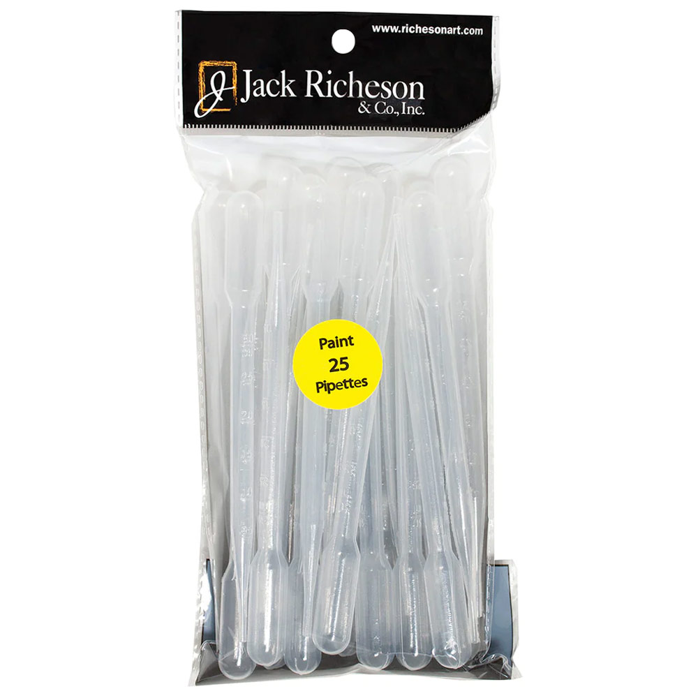 Richeson Paint Pipettes 25 Pack 3ml