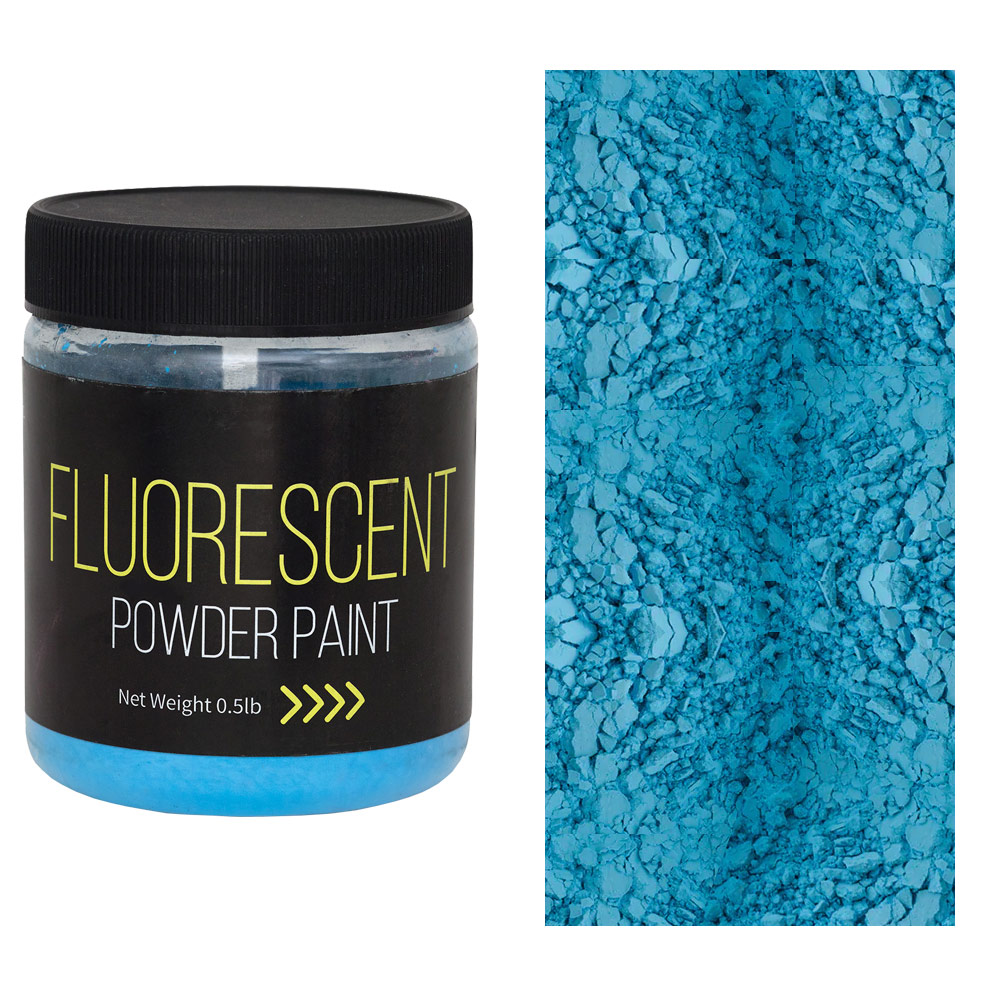 Richeson Fluorescent Powder Paint 0.5lb Blue