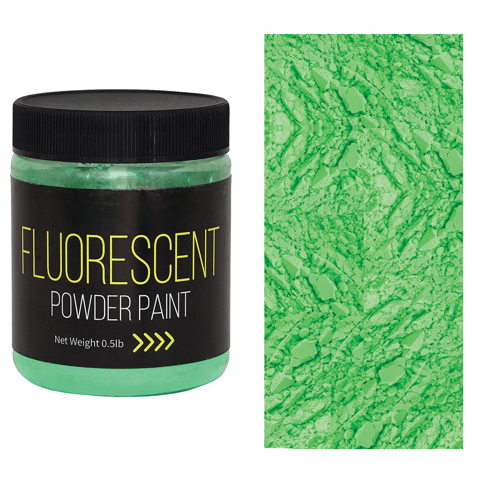Richeson Fluorescent Powder Paint 0.5lb Green