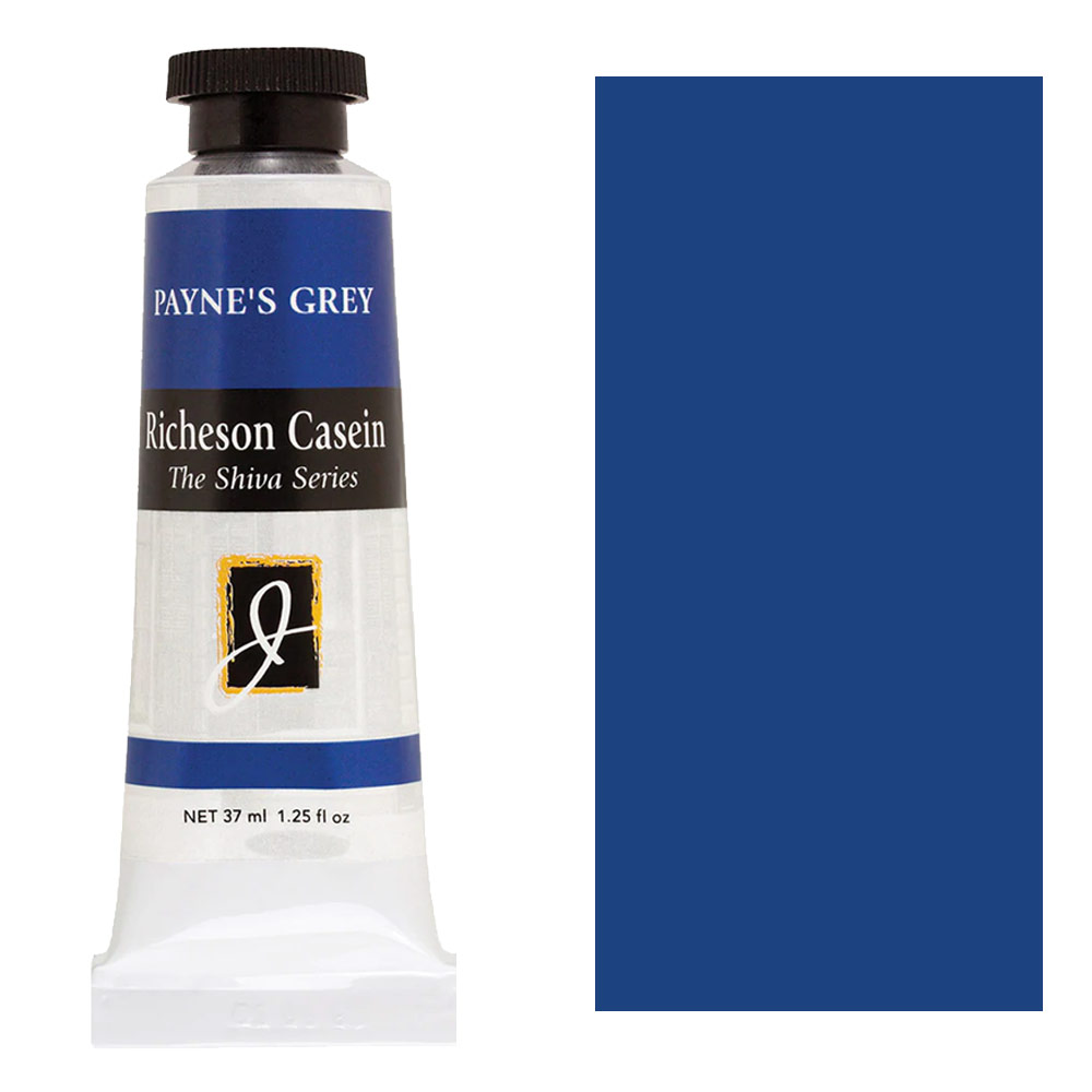Richeson Casein Shiva Series Paint 37ml Payne's Grey