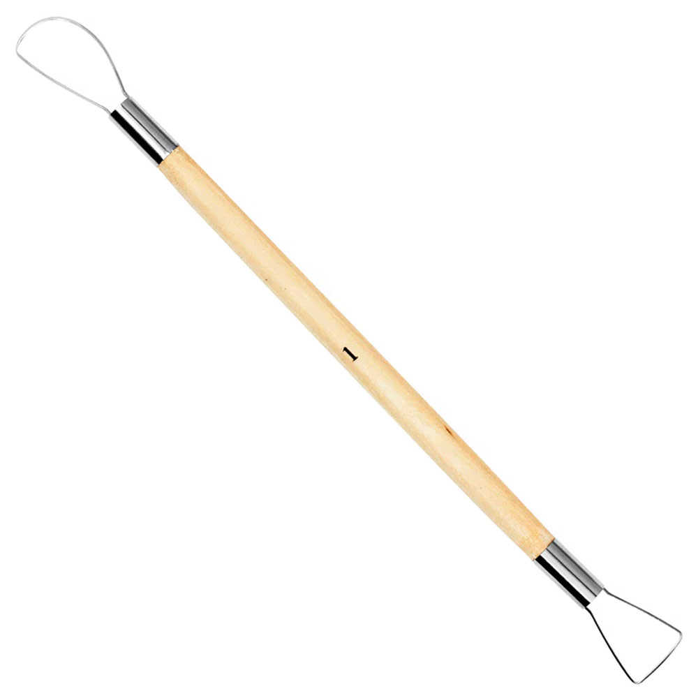 Richeson Style No. 1 Double-End Ribbon Wire Pottery Tool 8"