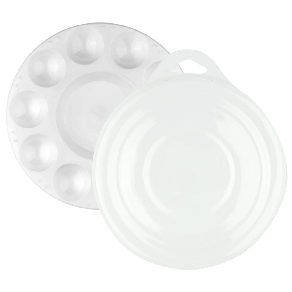 Richeson Heavy-Duty Plastic Tray w/ Cover Top 10-Well