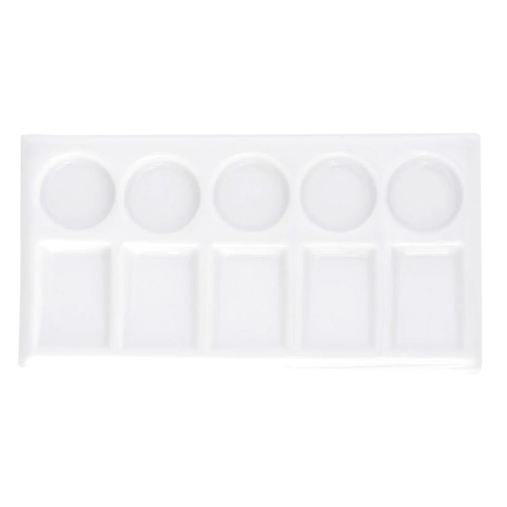 Richeson 10 Well Palette Mixing Tray (5 Round/5 Slant)