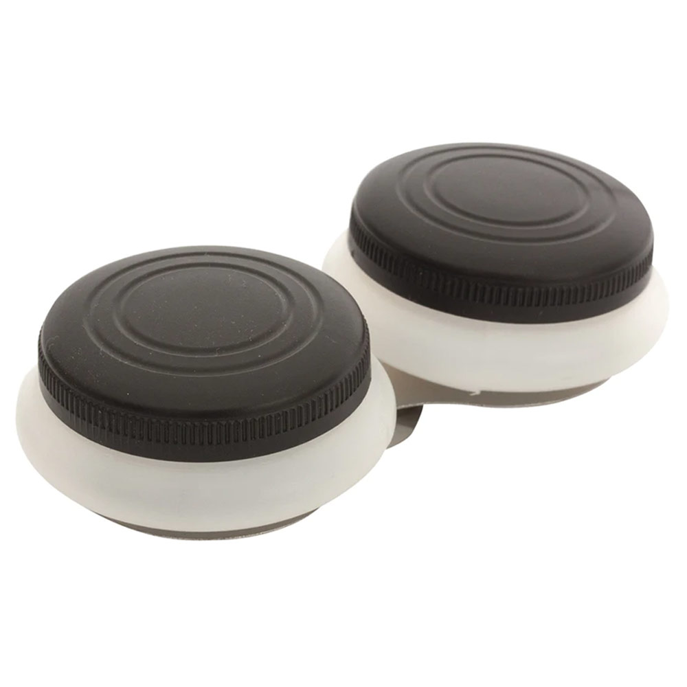 Ricehson Plastic Palette Cups w/ Cover Large Double 2"