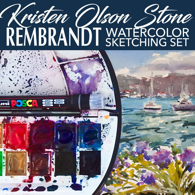 Watercolor Sketching Set Kristen Olson Stone