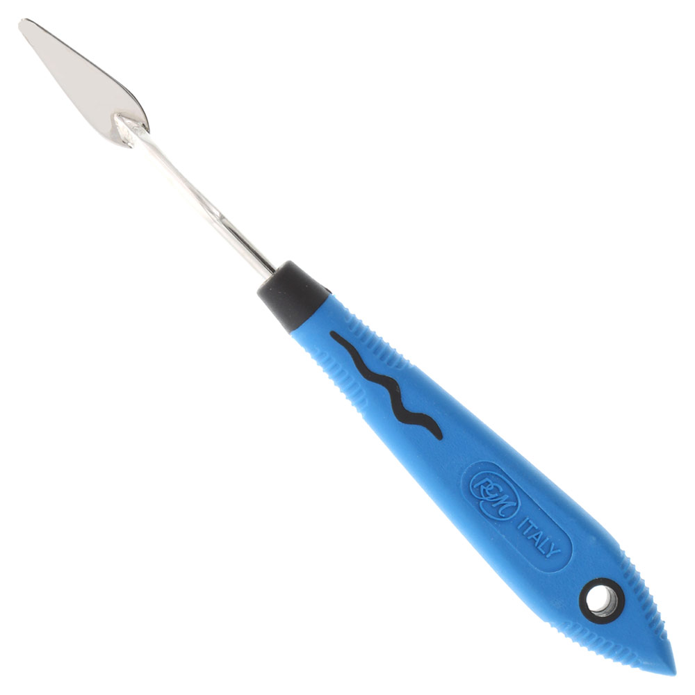 RGM Soft Grip Painting Palette Knife Blue #001