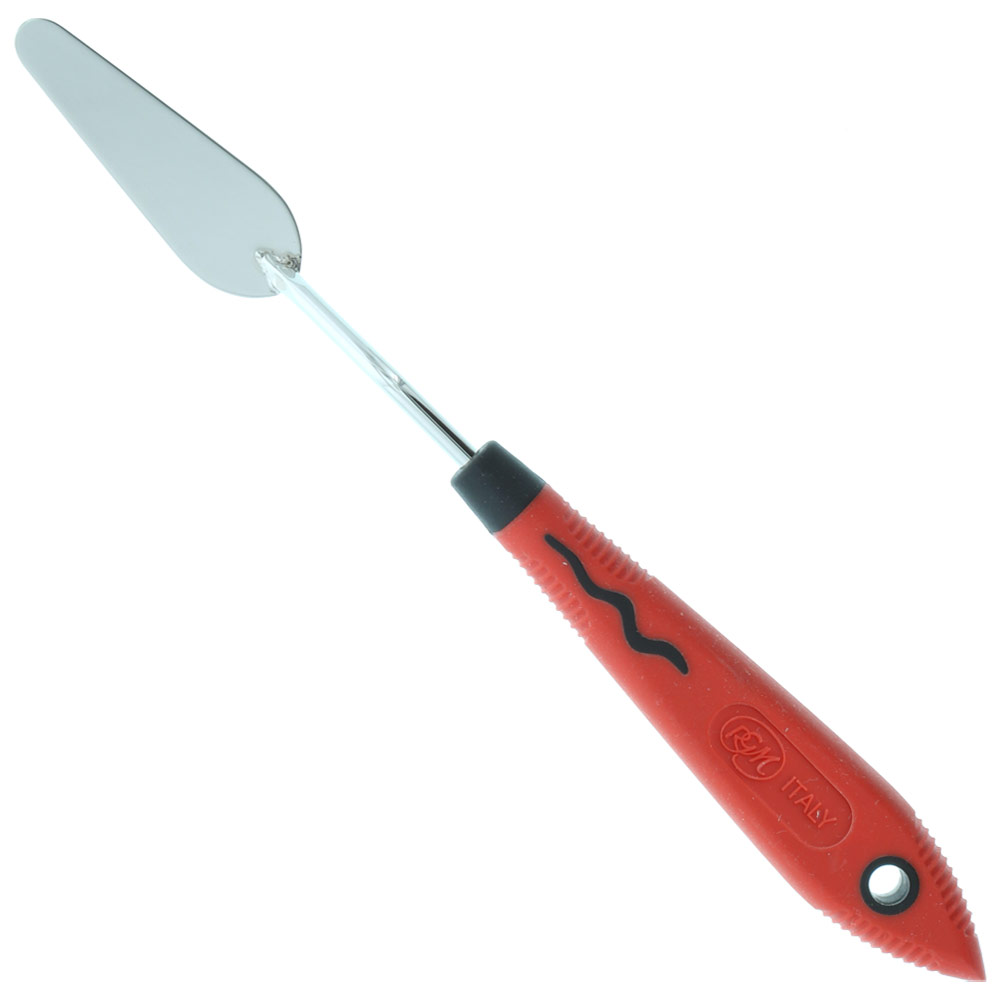 RGM Soft Grip Painting Palette Knife Red #005