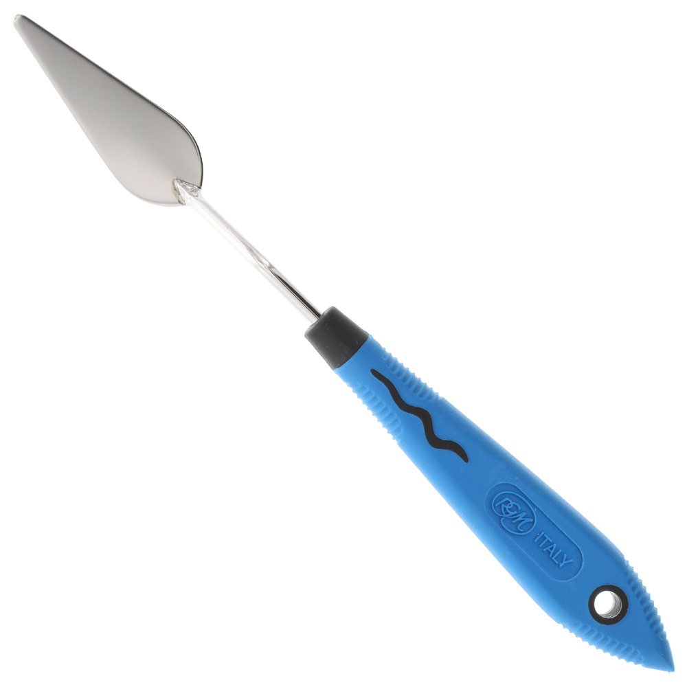 RGM Soft Grip Painting Palette Knife Blue #006