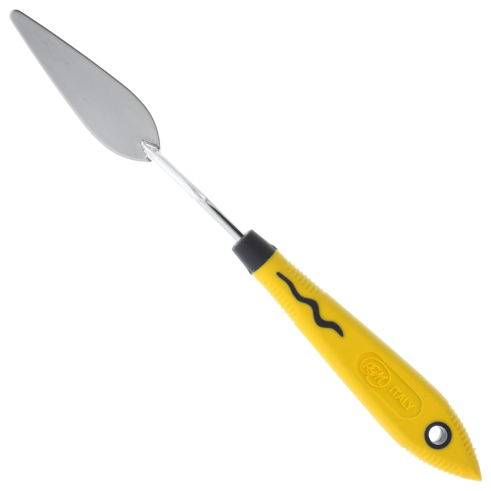 RGM Soft Grip Painting Palette Knife Yellow #010