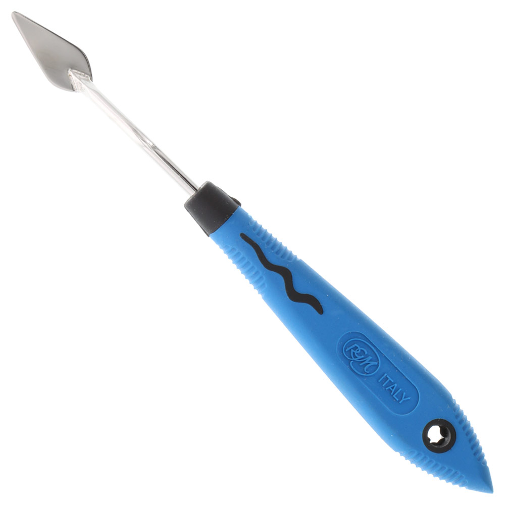 RGM Soft Grip Painting Palette Knife Blue #020