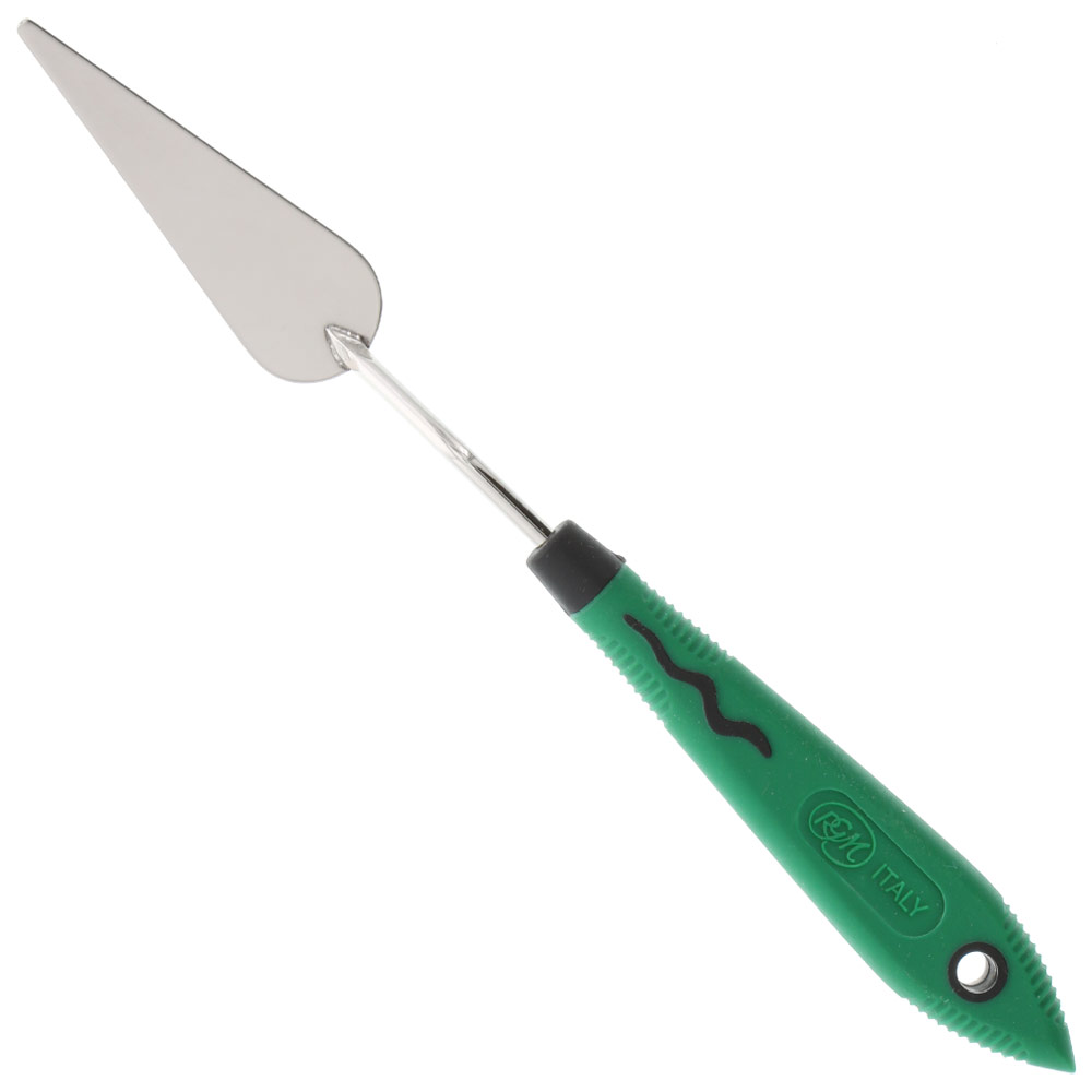 RGM Soft Grip Painting Palette Knife Green #030