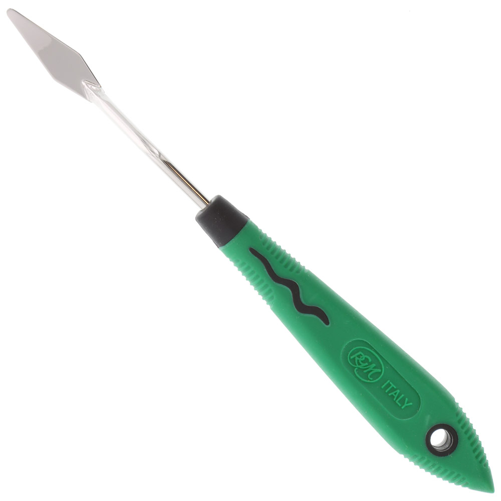 RGM Soft Grip Painting Palette Knife Green #041