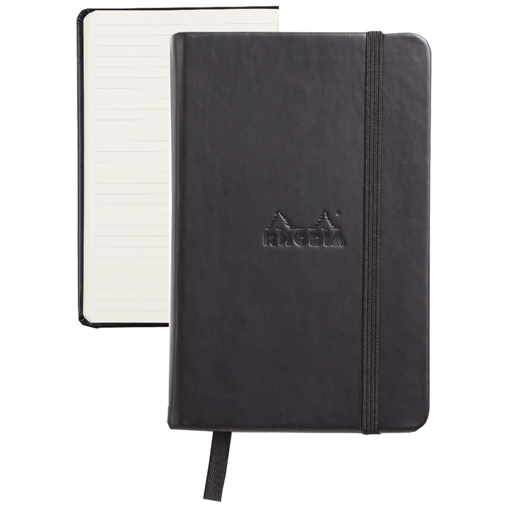 Rhodia Webnotebook Lined 96 Sheets 3.5"x5.5" Black