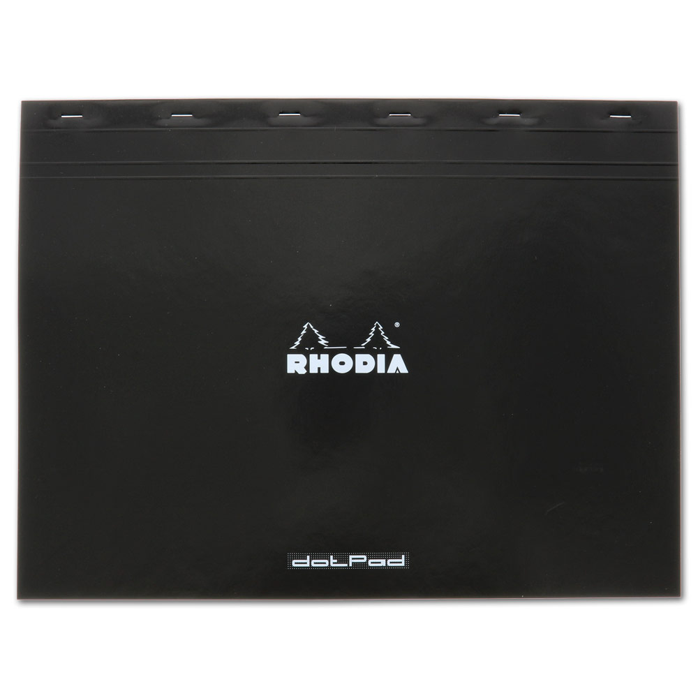 Rhodia A3+ Dot Paper Pad 80 Sheets 16.5"x12.5" Black