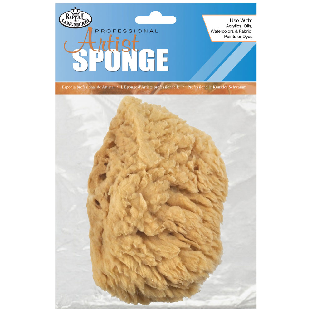 Professional Artist Natural Ocean Wool Sponge 4.0" - 5.0"