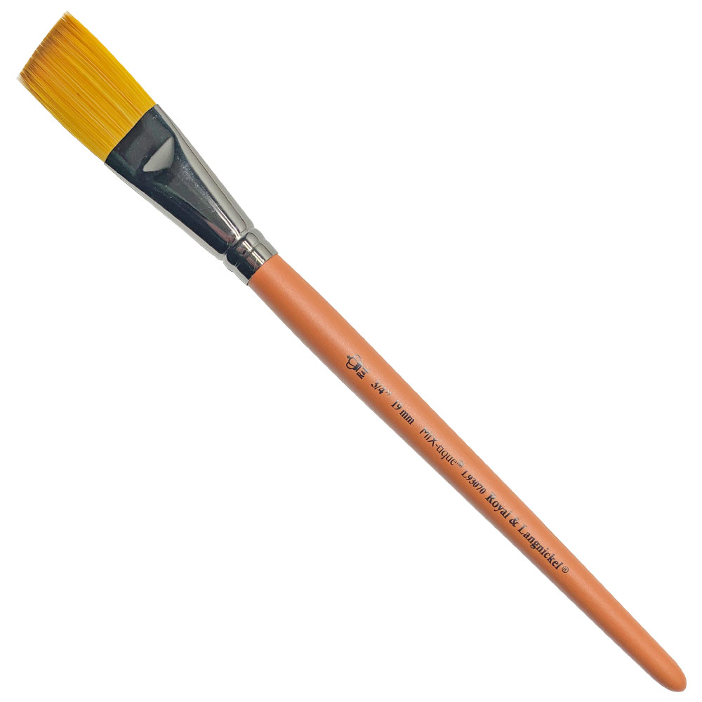 Royal MIX-tique Synthetic Gold Taklon Brush Stroke 3/4"