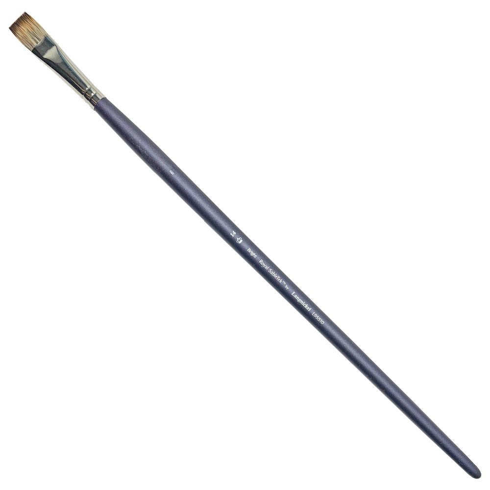 Royal SableTek Synthetic Mongoose Long Brush Bright #14