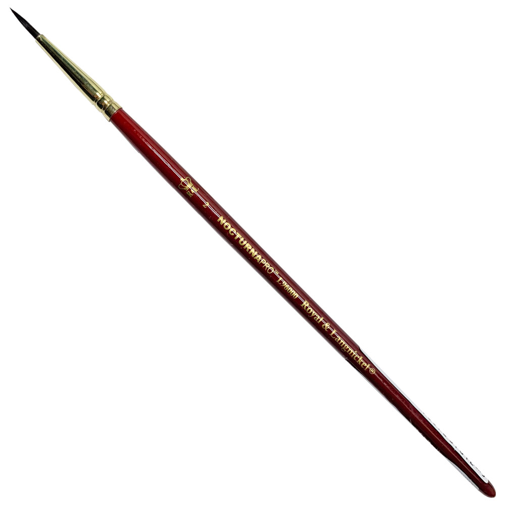 Royal NocturnaPro Synthetic Squirrel Watercolor Brush Round #2