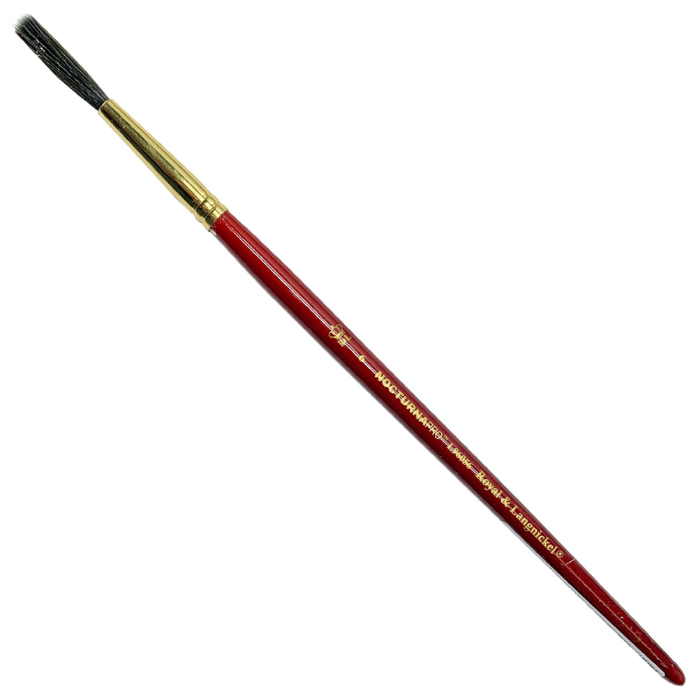 Royal NocturnaPro Synthetic Squirrel Watercolor Brush Lettering Brush #6
