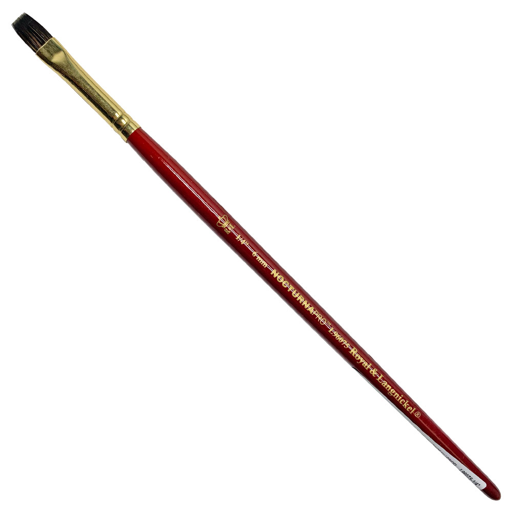 Royal NocturnaPro Synthetic Squirrel Watercolor Brush Acrylic Wash 1/4"