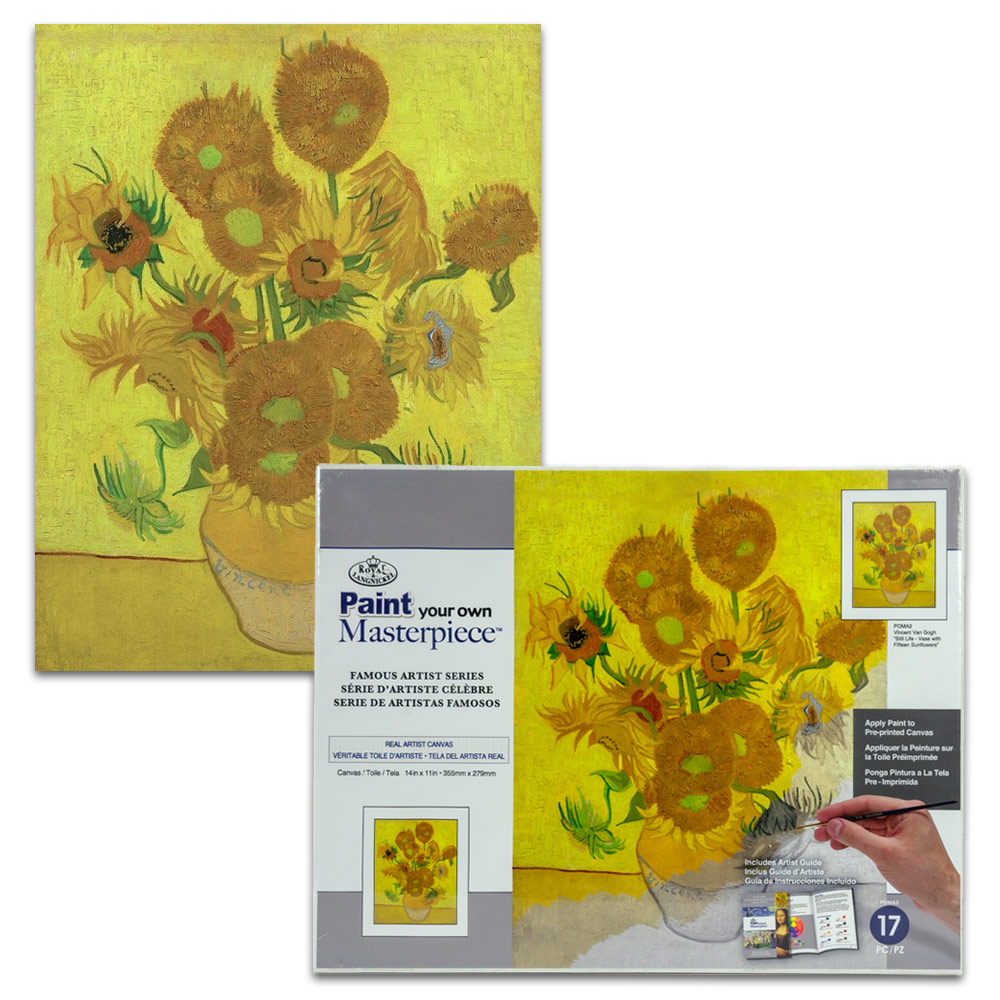 Royal Brush Paint Your Own Masterpiece 11"x14" Sunflowers