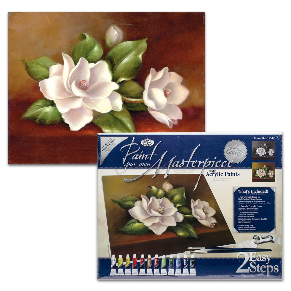Royal Brush Paint Your Own Masterpiece 11"x14" Classic Magnolias
