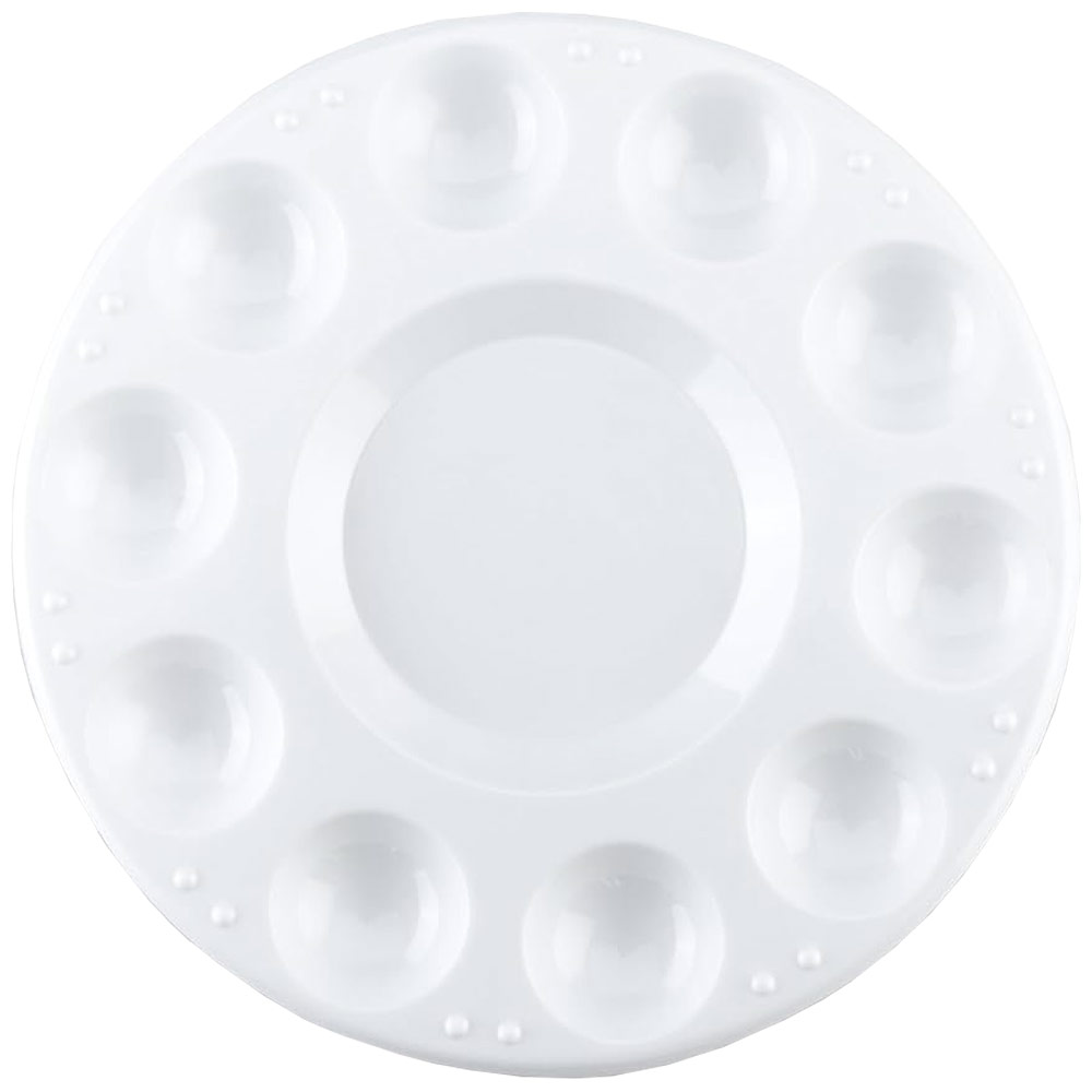 Royal & Langnickel Essentials Round Plastic Palette 10-Well
