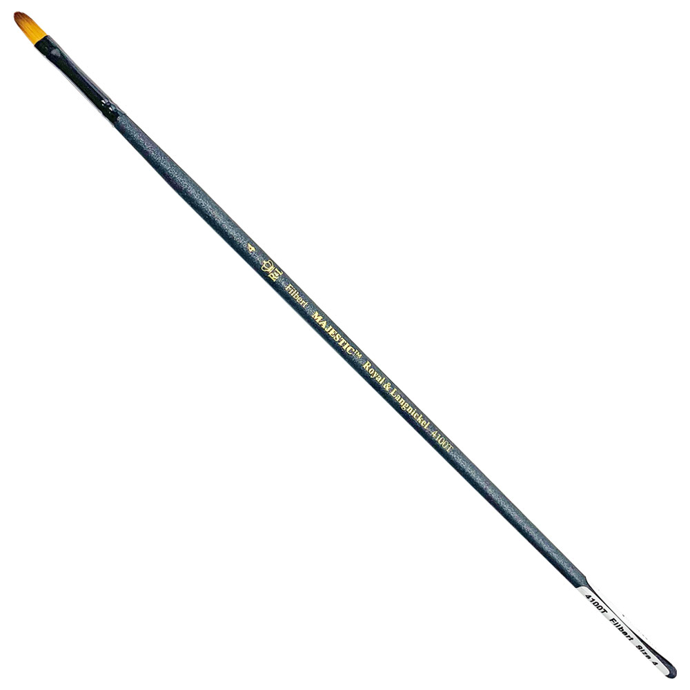 Royal Majestic Synthetic Long Brush Series 4100T Filbert #4