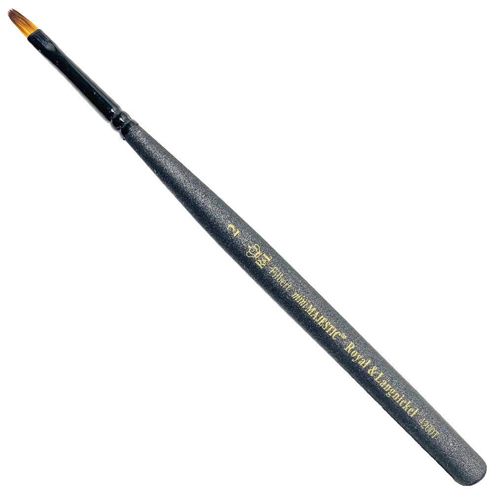 Royal Mini Majestic Synthetic Watercolor Brush Filbert #2