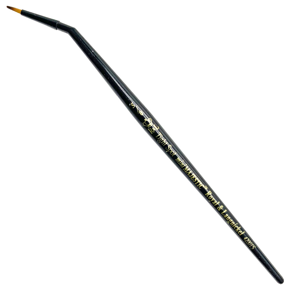 Royal Mini Majestic Synthetic Watercolor Brush Tight Spot Detailer #5/0