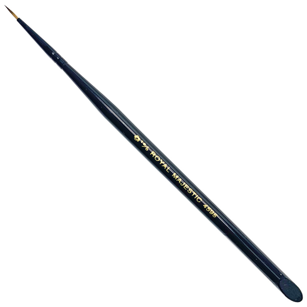 Royal Majestic Synthetic Watercolor Brush Series 4595 Short Liner #10/0