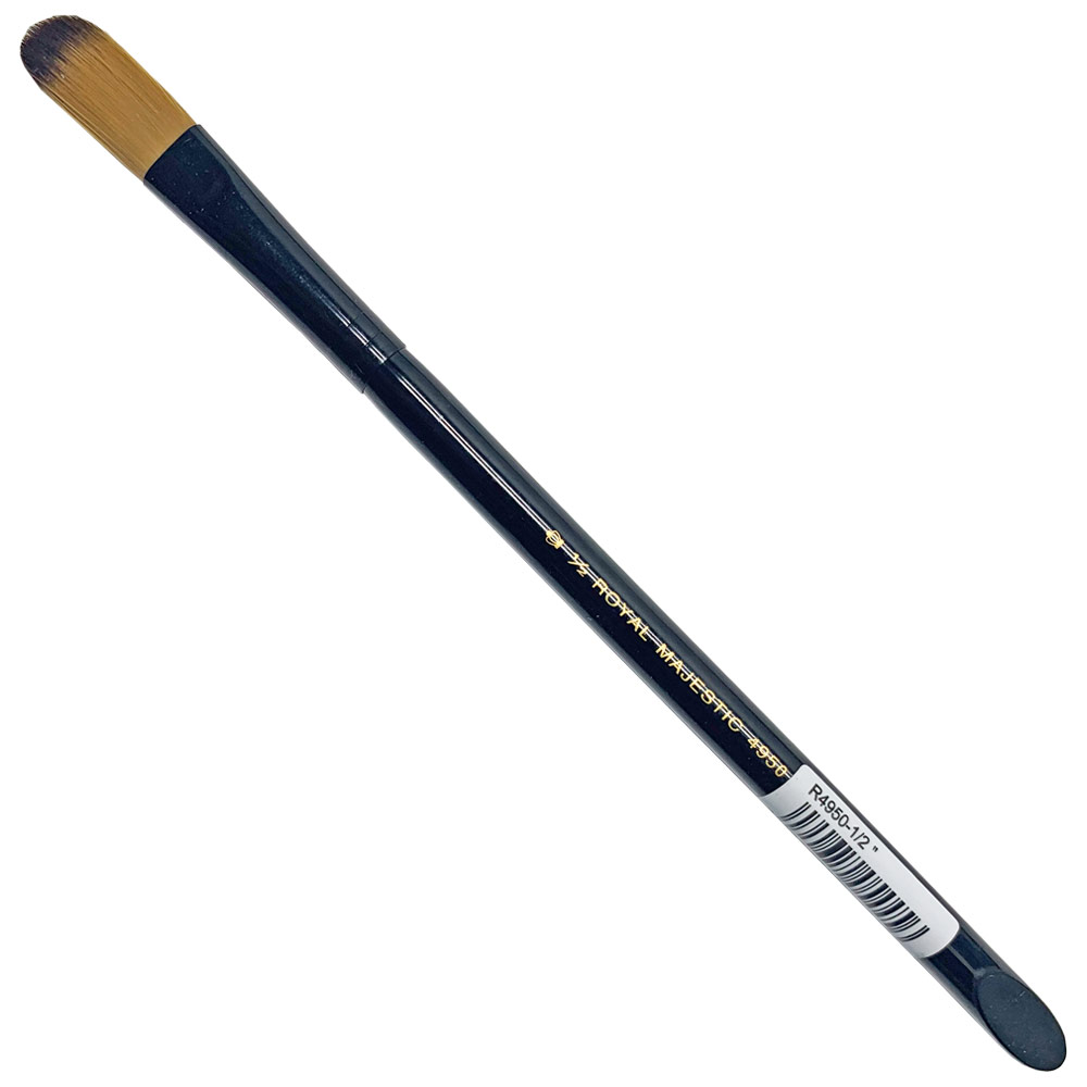 Royal Majestic Synthetic Watercolor Brush Series 4950 Oval Wash 1/2"
