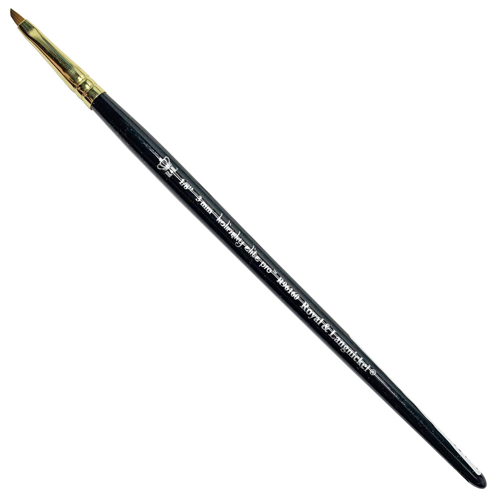 Royal Kolinsky Elite Pro Synthetic Watercolor Brush Angle Shader 1/8"