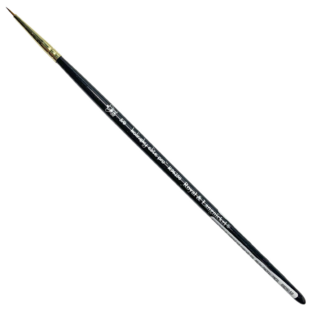 Royal Kolinsky Elite Pro Synthetic Watercolor Brush Round #5/0