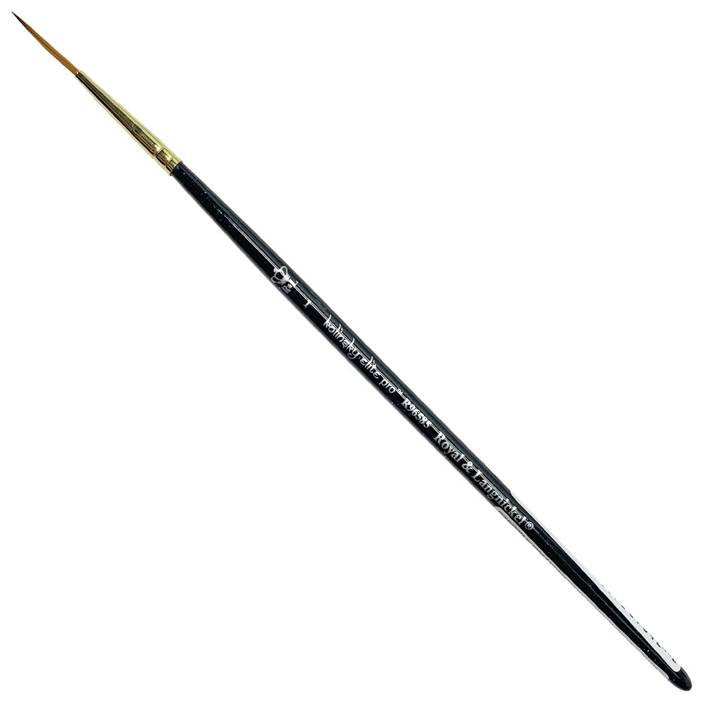 Royal Kolinsky Elite Pro Synthetic Watercolor Brush Script Liner #1