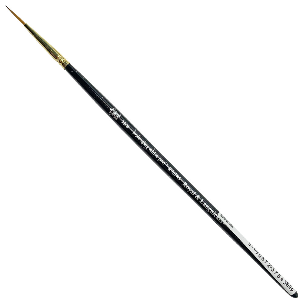 Royal Kolinsky Elite Pro Synthetic Watercolor Brush Script Liner #10/0