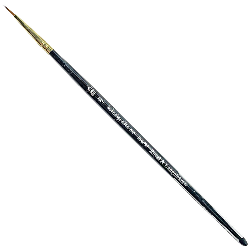 Royal Kolinsky Elite Pro Synthetic Watercolor Brush Liner #10/0