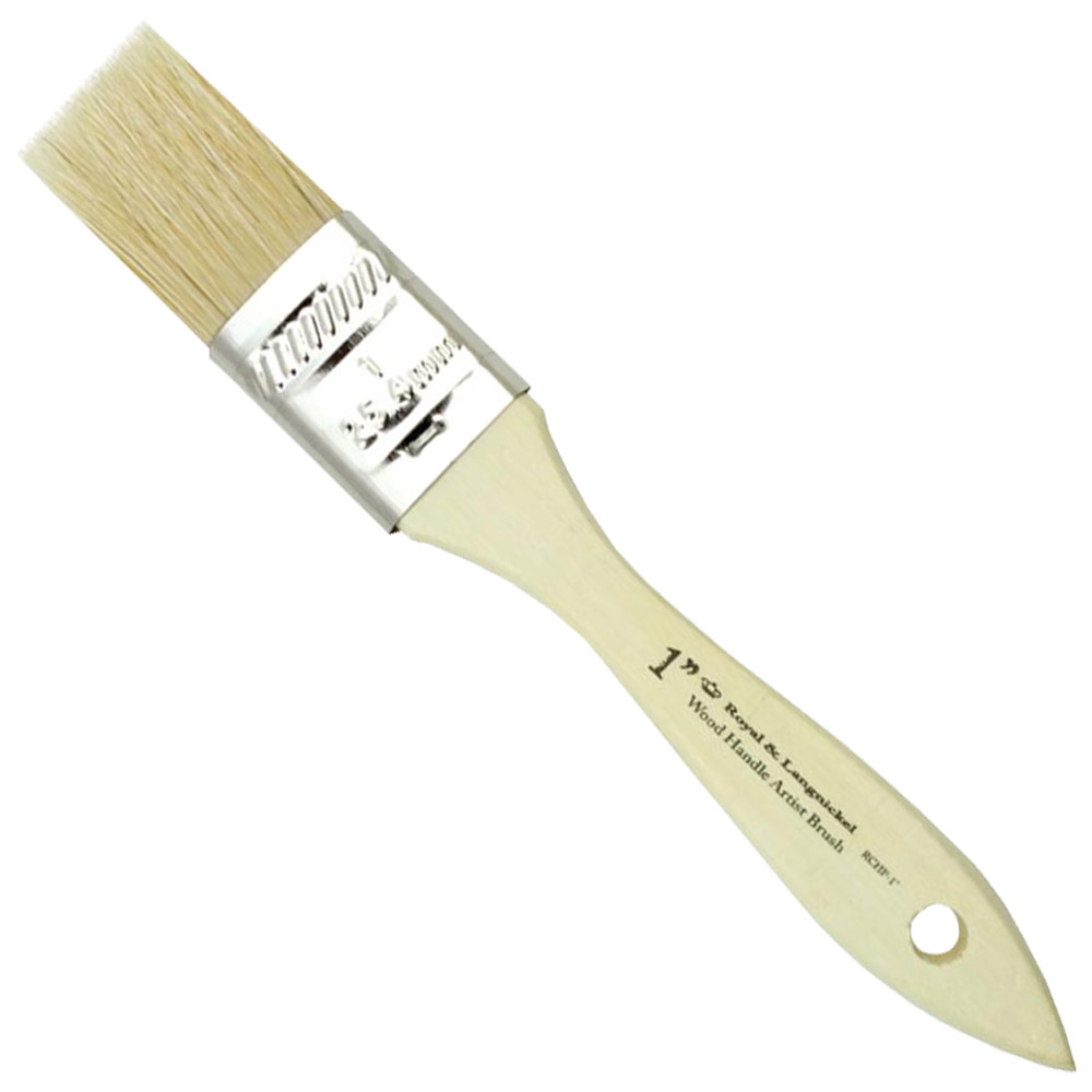 Royal & Langnickel Single Thick Hog Bristle Chip Brush 1"
