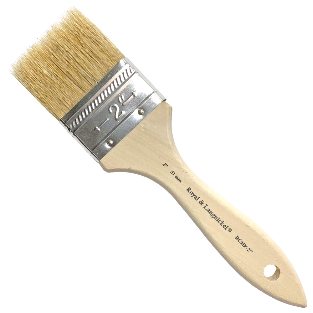 Royal & Langnickel Single Thick Hog Bristle Chip Brush 2"