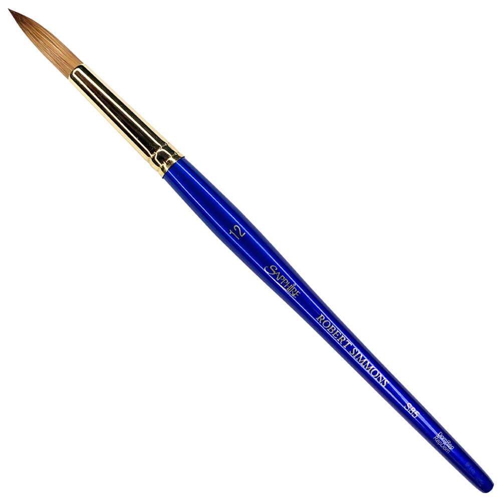 Robert Simmons Sapphire Sable Blend Watercolor Brush Round #12