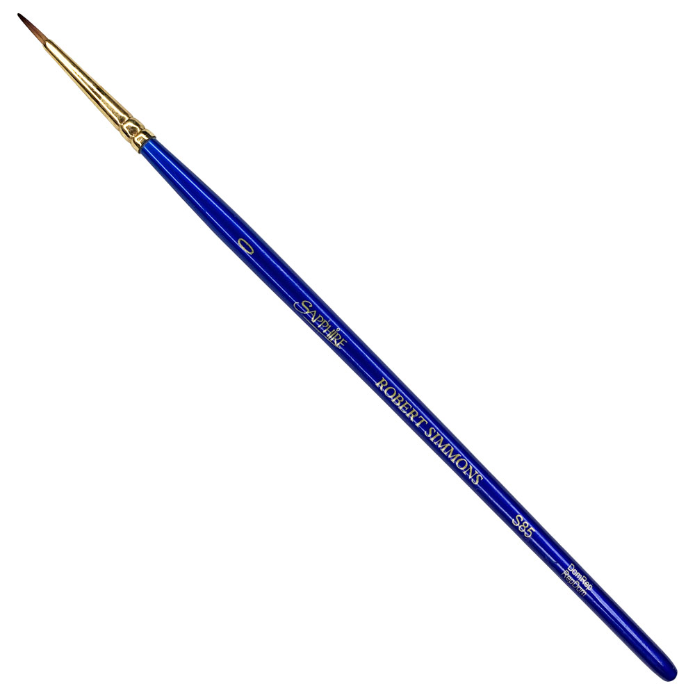 Robert Simmons Sapphire Sable Blend Watercolor Brush Round #0