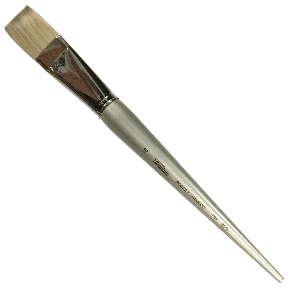 Robert Simmons Titanium Interlocked Bristle LH Brush Broad #18