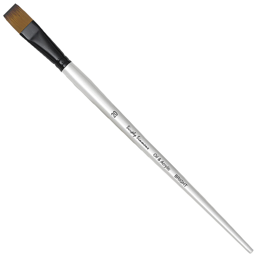 Robert Simmons Simply Simmons Long Handle Brush Bright #20