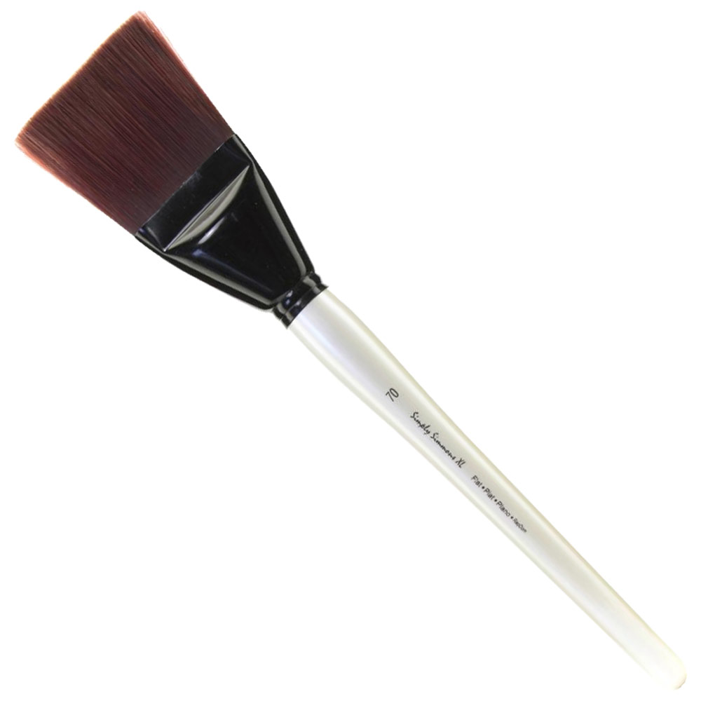 Robert Simmons Simply Simmons XL Stiff Synthetic Brush Flat #70