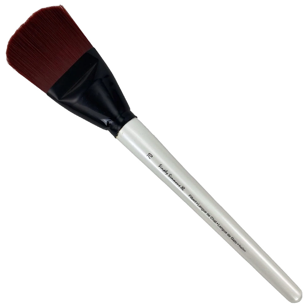 Robert Simmons Simply Simmons XL Stiff Synthetic Brush Filbert #70